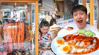 Delicious Thai Street Food in Bangkok Thailand🔥🇹🇭 You need to try it at least once [upl. by Nahoj]