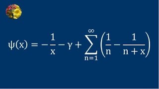 Gamma meets Gamma Gamma the number amp Gamma the function Series representation of digamma function [upl. by Addis]