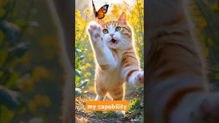 catching butterflies cat cutecat cute [upl. by Oetomit990]