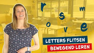 Letters flitsen  Groep 3 I Bewegend leren I De Fitste School [upl. by Dorr269]