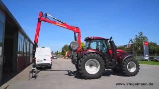 Valtra T234 Versu mit einem Kranaufbau Palfinger Epsilon C60F [upl. by Sivat]