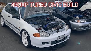 B18C TURBO EG CIVIC BUILD BREAKDOWN V1 [upl. by Stephan]