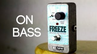 EHX Freeze Bass Demo [upl. by Anahoj]