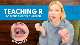 Teaching Retroflex R to Teens and Older Kids by Peachie Speechie [upl. by Harper659]