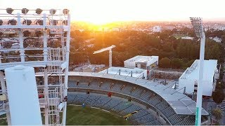 DevelopmentWA  Demolition of Subiaco Oval grandstands [upl. by Norty226]