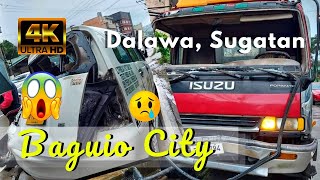 BAGUIO CITY EPEKTO NG HABAGAT CAR ACCIDENT [upl. by Puklich610]