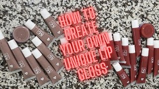 HOW TO MAKE NUDE LIP GLOSS  SMALL BUSINESS [upl. by Ardnoik]