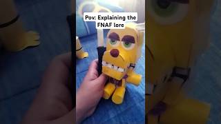 Pov explaining the fnaf lore fnaf springbonnie fnafmemes fivenightsatfreddy [upl. by Araic140]