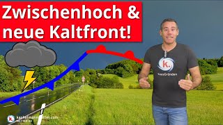 Und es geht weiter Auf Hoch folgt Tief mit Kaltfront nächste Woche dann stabiler [upl. by Alaek628]