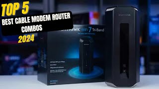 Best Cable Modem Router Combos 2024 [upl. by Arretak197]