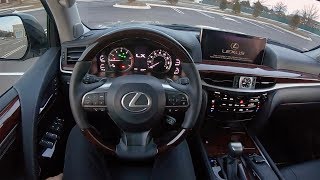 2019 Lexus LX 570 2 Row  POV Sunset Drive Binaural Audio [upl. by Khalin397]