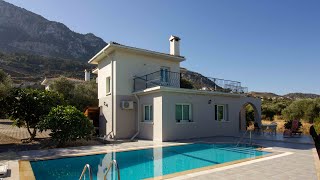 North Cyprus PropertiesNordzypernСеверный Кипр  3 bedroom villa  private pool  sea views [upl. by Apilef]