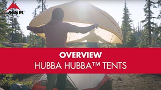 MSR Hubba Hubba™ Tent Series Overview US  US amp PacRim only [upl. by Zulaledairam]