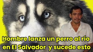 ¡Indignante Hombre lanza a un perroal río en El Salvador y sucede esto… Nayib Bukele [upl. by Naej319]