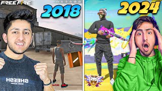 Old Free Fire 2017 Vs 2024 Searching Old Players Today Are They Still Playing Free Fire [upl. by Wenoa506]