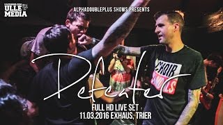 Defeater  FULL HD LIVE SET  Exhaus Trier  11032016 [upl. by Milka510]