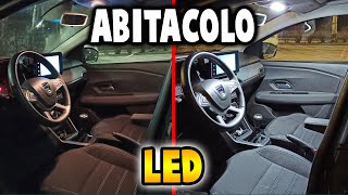 TRASFORMAZIONE DACIA FULL LED pt 3  INTERNI [upl. by Eelsha]