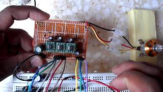 Sensorless brushless motor controller using PIC18F4550 ESC [upl. by Nurav]