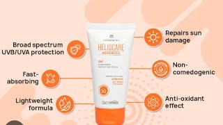 heliocare advance sunscreen review in tamilTinted sunscreen no makeup look🫠 [upl. by Horatio]