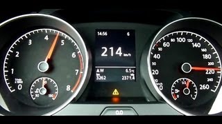 2012 VW GOLF 7 14 TSI BlueMotion Highline 140hp 0214 kmh Tiptronic 413 [upl. by Bokaj214]