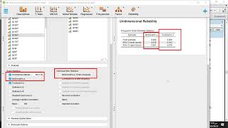 فيديو 3 الخصائص السيكومترية للاستبيانات ثبات كرونباك الفا وماكدونلد اوميجا باستخادم JASP [upl. by Drofliw]