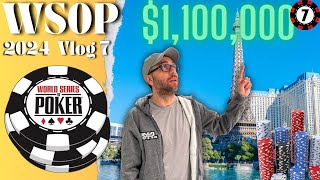 My Shot At 1 MILLION DOLLARS  2024 World Series Of Poker  Vlog 7 [upl. by Lennard]