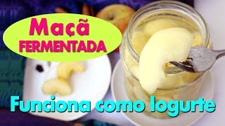 Maçã Fermentada Probiótica  Que nem Yakult e Iogurte  ZERO AÇÚCAR [upl. by Ettenwad667]