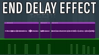 Fl Studio Tip  How To Do End Delay Effects On Your Vocals [upl. by Melinde]