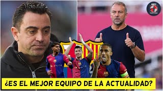 BARCELONA pasó de XAVI a FLICK y muestra su MEJOR VERSIÓN en la CHAMPIONS y LA LIGA  Fuera de Juego [upl. by Akinimod]