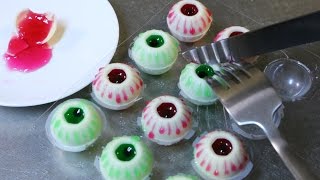 Devil Eyeball Jelly Chocolate Recipe Easy Cooking [upl. by Ogawa628]