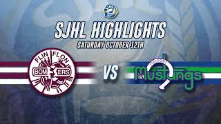 HIGHLIGHTS Flin Flon Bombers  Melfort Mustangs Oct 12 2024 [upl. by Nnahtur]