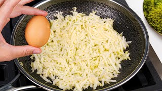 I cant stop making it for breakfast Quick recipe with 1 potato and 1 egg [upl. by Eudosia]