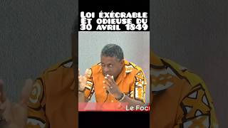 NKalala Omotunde explique que loi 30avril 1849 permet dedommager colons esclavage antilles [upl. by Steady]