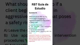 Practica para el examen de RBT [upl. by Annoik]