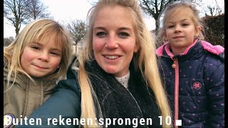 Buiten rekenen groep 3 Sprongen van 10 [upl. by Gerick]