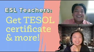 How to get a TESOL certificate onlineWhere to get TESOL TEYL ESL EAL certificationsESL teaching [upl. by Sialac]