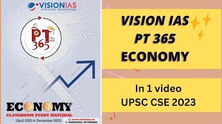 Vision IAS pt 365  Economy revision module  upsc cse 2023 [upl. by Meekah83]