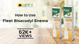 How to Use Fleet Bisacodyl Enema [upl. by Nilyarg]