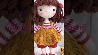 Bonequinha Charmosa AMIGURUMI amigurimi crochet amigurumiiniciantes [upl. by Wende]