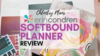 Erin Condren Softbound Planner Review 2024  Chloetry Plans [upl. by Vida]