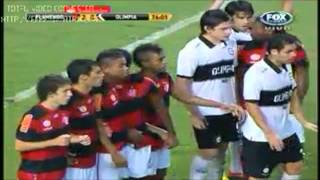 Épica reacción de Olimpia ante Flamengo [upl. by Keynes217]