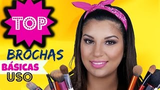 Brochas Básicas de Maquillaje y su Uso PRINCIPIANTES [upl. by Riki]