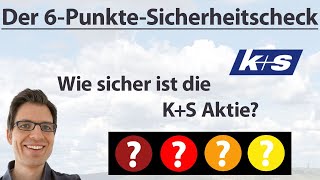 KS Aktienanalyse Wie sicher ist die Aktie  6PunkteCheck Rangliste [upl. by Ahsenyt677]