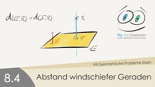 84 Abstand windschiefer Geraden [upl. by Woolson]