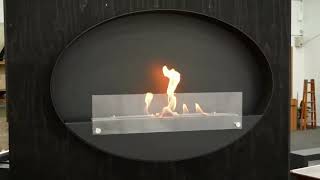 The Split Oval bioethanol fireplace [upl. by Ahsrat]