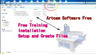 Artcam Software Free Installation Training For CNC Router Machine [upl. by Luben]