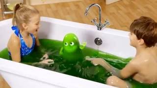 Gelli Baff og Slime Baff  slim til badekaret [upl. by Nolahs]