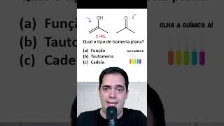 🚨 Tipos de isomeria plana 🔥shorts enem quimicaorganica química isomeria vestibular uerj [upl. by Bilek827]