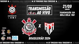 2192024  AO VIVO ⚫ CORINTHIANS x AtléticoGO  Brasileirão 2024 [upl. by Basilius]