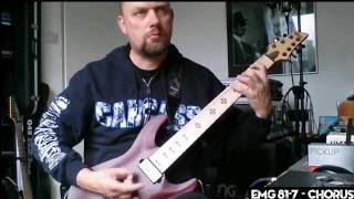 EMG 707 vs 577 vs 817 Pickup Comparison full mix [upl. by Liza]